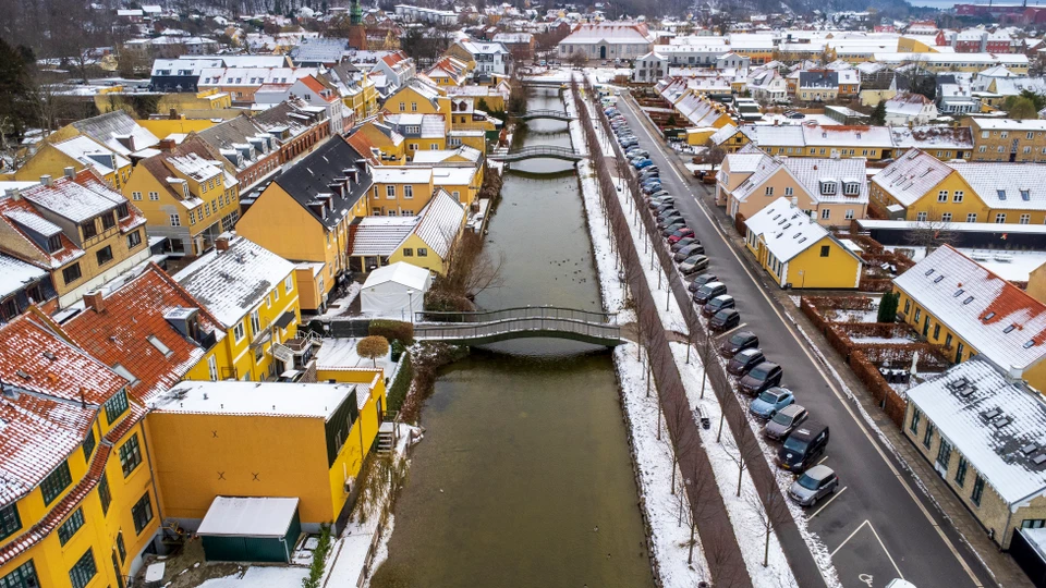 Frederiksværk seen from above